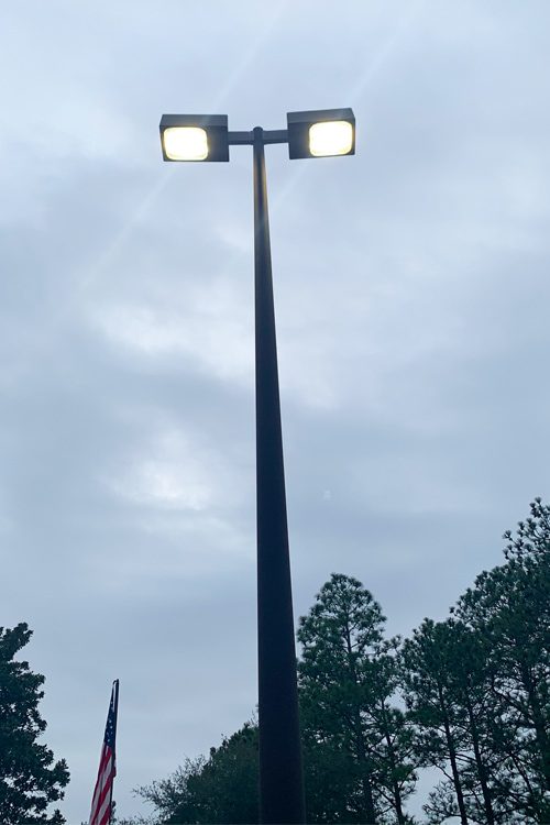 Rytec installed parking lot lighting in Columbia SC