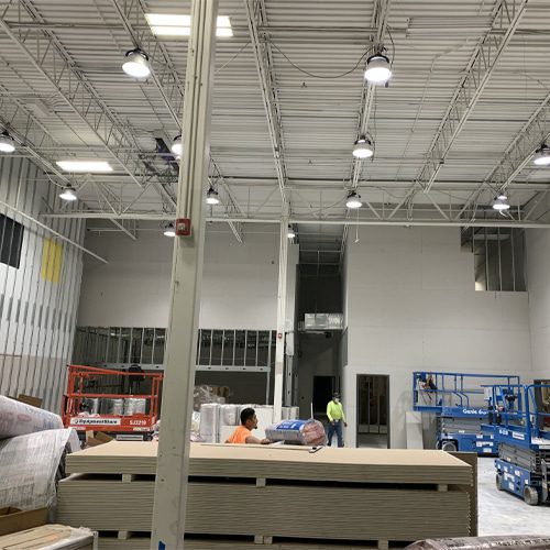 Commercial electrical construction and renovation projects
