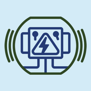 Scorched ground on GFCI outlet inside of the wall.