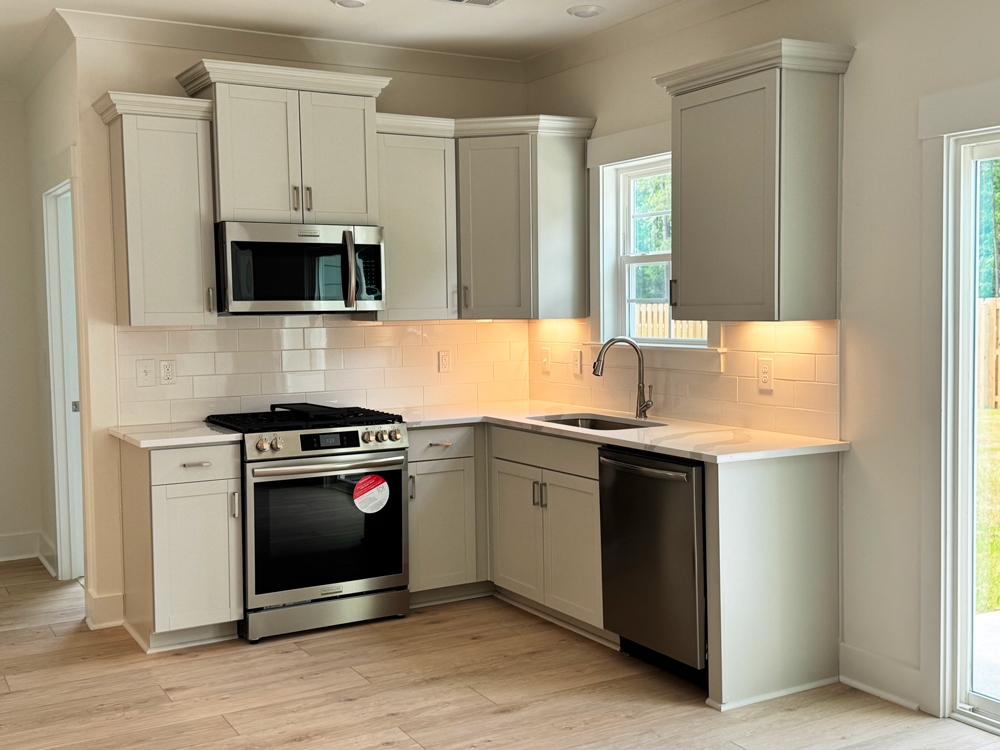 Recessed lighting installed in kitchen remodel in lexington sc